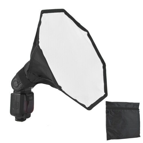 Lightweight 30cm Softbox Diffuser for Speedlight Flash Camera Lighting 1
