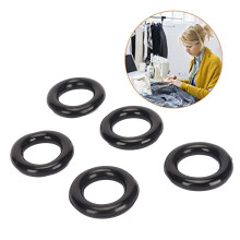25 Stück schwarze Gummi-Spulenringe, Innendurchmesser 24 mm
