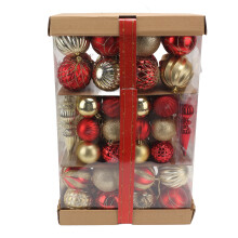 Weihnachtsschmuck-Set PS6x8x17cm74-teilig