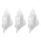 3pcs White Hanging Ghost Decorations with7-Color Lights 3