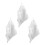 3pcs White Hanging Ghost Decorations with7-Color Lights 5