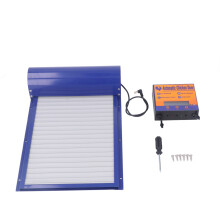 Puerta automática para gallinero, 37x24,7cm, para gallinas,
