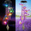 Solar Butterfly Wind Chime Light with Purple Tube 8