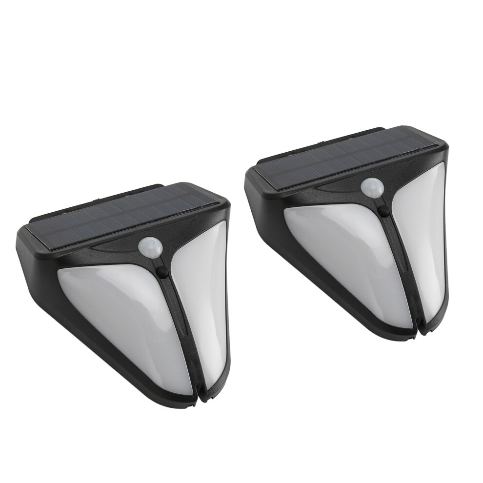 2Pcs Solar Motion Sensor Alarm 129Db Waterproof Ip65 Light 6901389355030