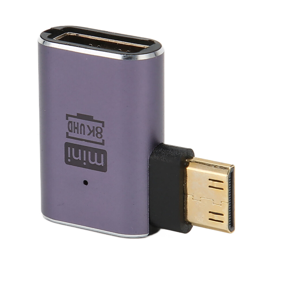 Mini Hdmi To Hdmi Right Angle Adapter 48Gbps 7340572955678