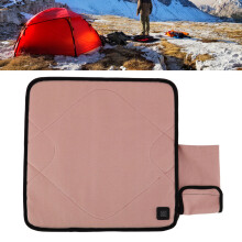 USB Heated Seat Cushion Pink 42.5x42.5x1 cm