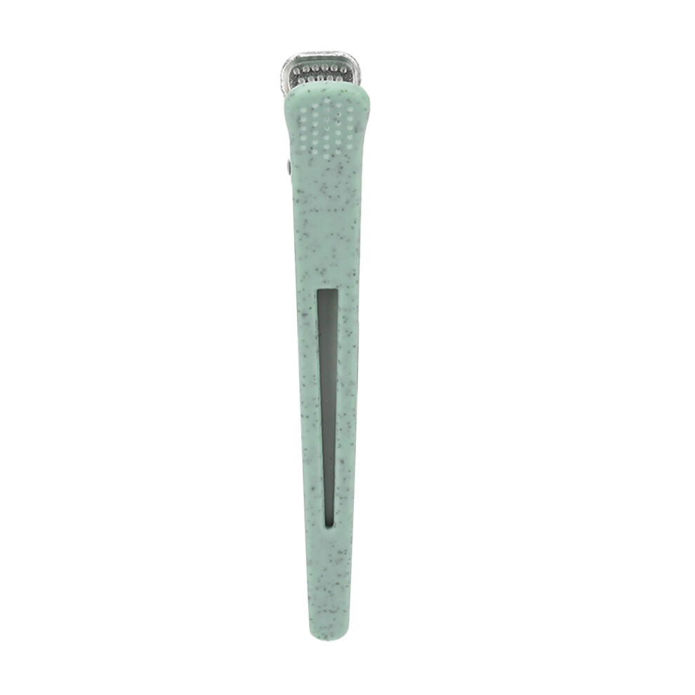 Green Hair Salon Sectioning Clips 6Pcs