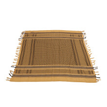Shemagh Scarf A5 Deep Wolf Brown Cotton Outdoor