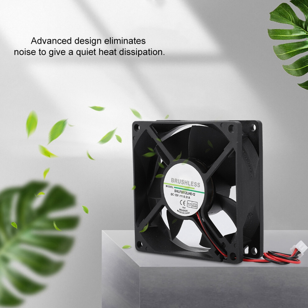 8Cm 12V 0.51A Dc Fan For Air Cooling 7055741884290