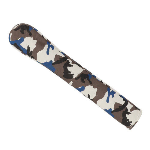 Golf Alignment Stick Cover 35.5x6x0.9 cm Camo Blue