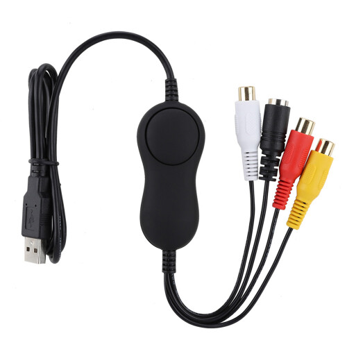 USB 2.0 UVC Capture Card HD, Schwarz 7  3,5  2 cm 2