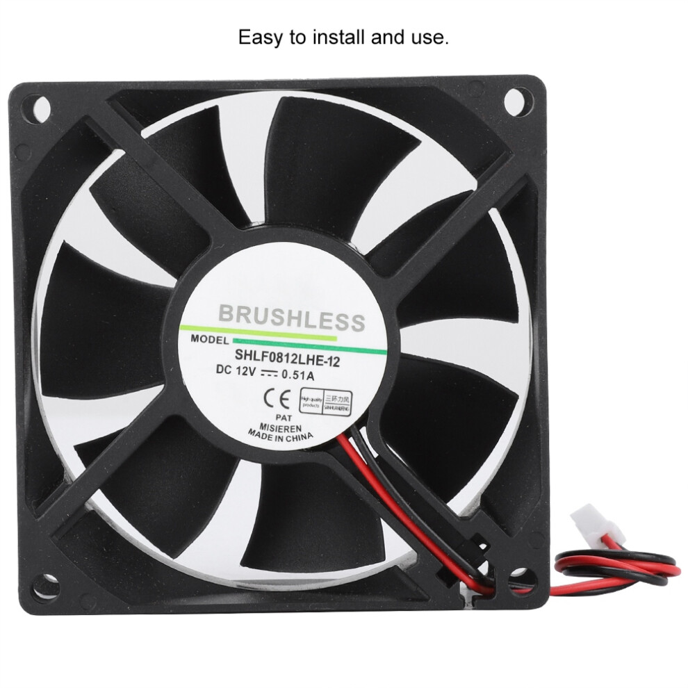 8Cm 12V 0.51A Axial Fan For Servers 7055741752612
