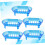 Soap Dish Set 5 Pack with Quick Drainage Design, Plastic Bathroom Soap Holder Keeps Soap Dry 4