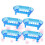 Soap Dish Set 5 Pack with Quick Drainage Design, Plastic Bathroom Soap Holder Keeps Soap Dry 5