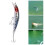 12 cm USB-wiederaufladbarer Minnow-Köder 36 g, Farbe 14