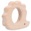 5Pcs Hedgehog Teethers 61g 6.2x4.6x1cm WoodColor 12
