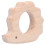 5Pcs Hedgehog Teethers 61g 6.2x4.6x1cm WoodColor 7