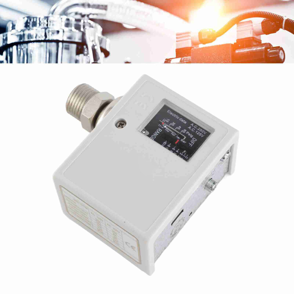 G1/2" Pressure Control Switch For Air Water Pump Compressor 1-10Bar 8701389358790