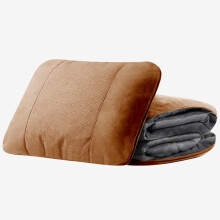 3 in 1 Lumbar Support Pillow Blanket for Jeep Wrangler YJ 19861995, Plush Fleece Comfort for Travel