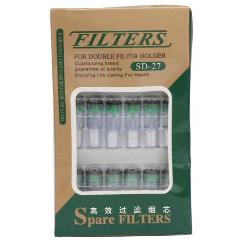 18Pcs  Double Filter Cigarette Holder - Reduces Tar &  Nicotine Intake 1