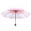 Automatic Umbrella 8 Ribs, 12.3oz Pink Transparent 13