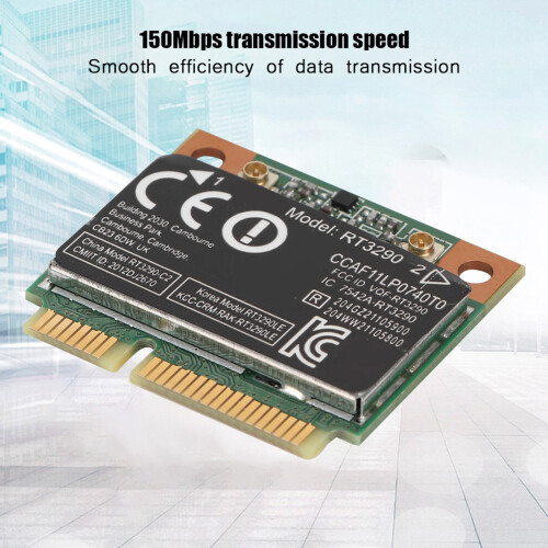 RT3290 150Mbps Mini PCI-E Wi-Fi Network Card, 3*2.6*0.3cm, 2.4G 2