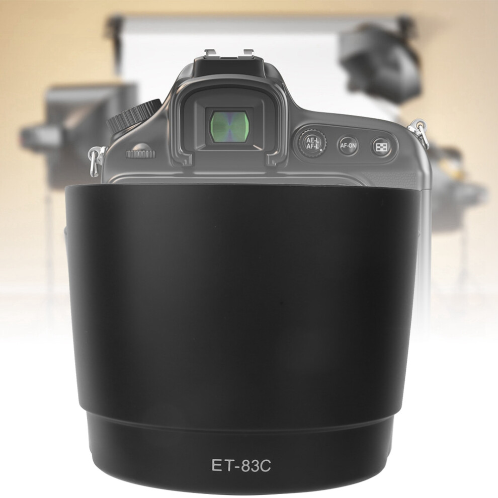 Lens Hood Et-83C Plastic For Canon Ef 100-400Mm F/4.5-5.6L Camera Lens Black 9471389359255
