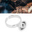 5pcs Stainless Steel Microblading Ink Ring Cups, 1.3cm Dia, Silver 1
