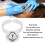 5pcs Stainless Steel Microblading Ink Ring Cups, 1.3cm Dia, Silver 4