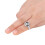 5pcs Stainless Steel Microblading Ink Ring Cups, 1.3cm Dia, Silver 11