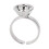 5pcs Stainless Steel Microblading Ink Ring Cups, 1.3cm Dia, Silver 14
