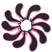 Golf Zubehör Eisenkopf Hüllen 10x Pink