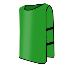 12pk Outdoor Soccer Scrimmage Vests