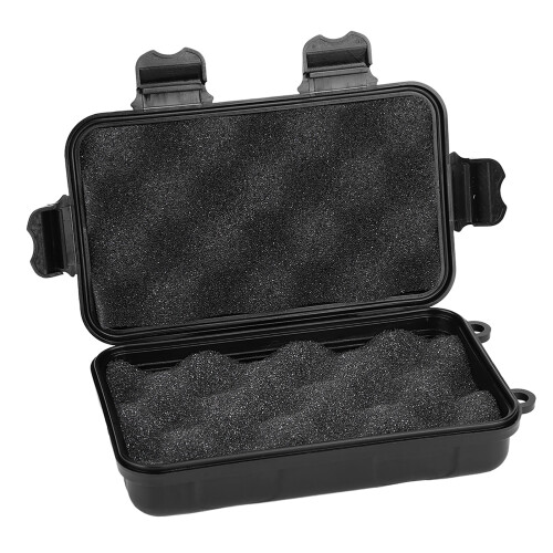 Outdoor Survival Box EDC Wasserdicht Schwarz