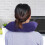 Ushape Inflatable Neck Pillow,4327cm,47g,DarkBlue 9