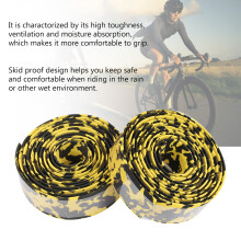EVA Cycling Lenkerband 2er Pack 200 3 1 cm Schwarz & Gelb