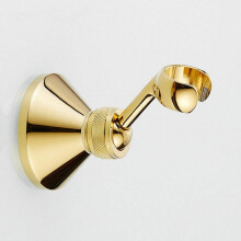 Brass Shower Holder Wall Mounted Adjustable Bracket for Handheld Shower Head Bathroom Replacement