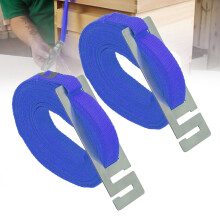 2Pcs Blue Beehive Belt, 5m Polyester Steel Beekeeping Accessory