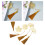 Metal Bookmarks with Chain Set of4 5