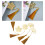 Metal Bookmarks with Chain Set of4 6