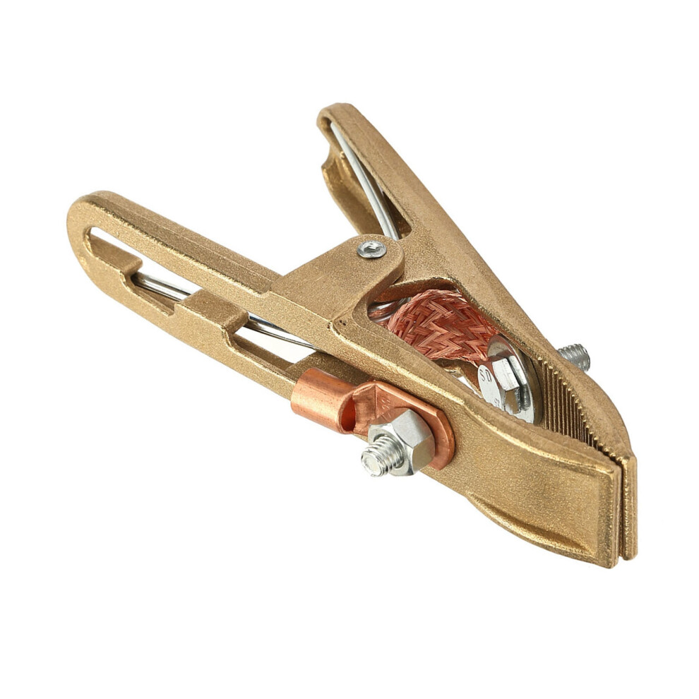 260/300/500A Brass A-Shaped Ground Welding Clamp For Welding Machine 3721389362615