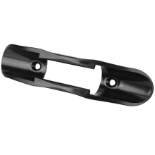 Marine Kayak Canoe Plastic Paddle Clip Holder 15x3.4cm Black