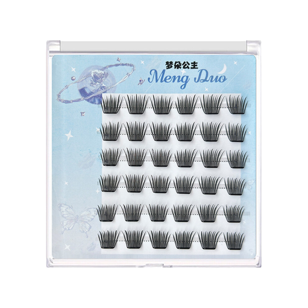 Roc-Electron Reusable Black Press-On Lash Clusters For Eye-Lifting Effect