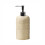 Beige Stone Soap Dispenser with Smooth Pump, Refillable 500ml Rustic Bathroom and Kitchen Decor 1