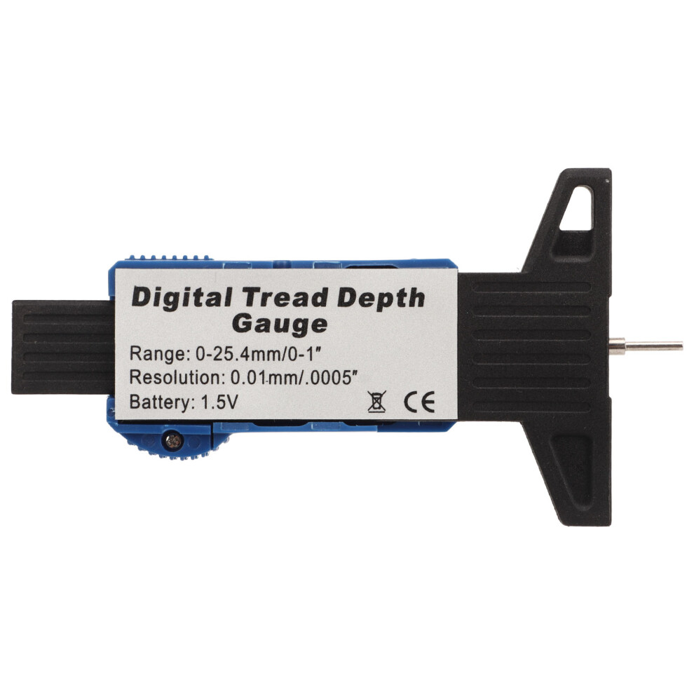 Digital Tire Tread Depth Gauge 0-25.4Mm For Cars Motorcycles & Trucks 4011389550259