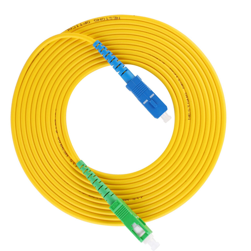 Optical Fiber Patch Cord 5M Sc Apc To Upc Single Mode Fiber Jumper 2 Pack 5021389365301