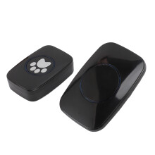 Wireless Dog Door Bell Transmitter & Receiver 100-240V Black EU