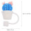 6Pcs Reusable Silicone Cartoon Straw Covers Drink Tips Lids Type A 2