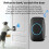 Wireless Dog Door Bell with Receiver, 9.5x6.5cm, Black EU Plug 4