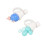 6Pcs Reusable Silicone Cartoon Straw Covers Drink Tips Lids Type A 11
